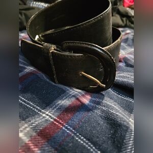 Vintage Men's Avion Brown Leather Belt